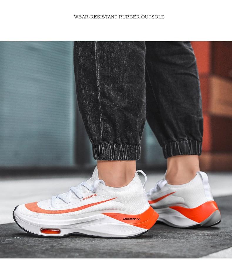 Men’s Air Cushion Running Sneakers – Slip-On Casual Trainer Shoes