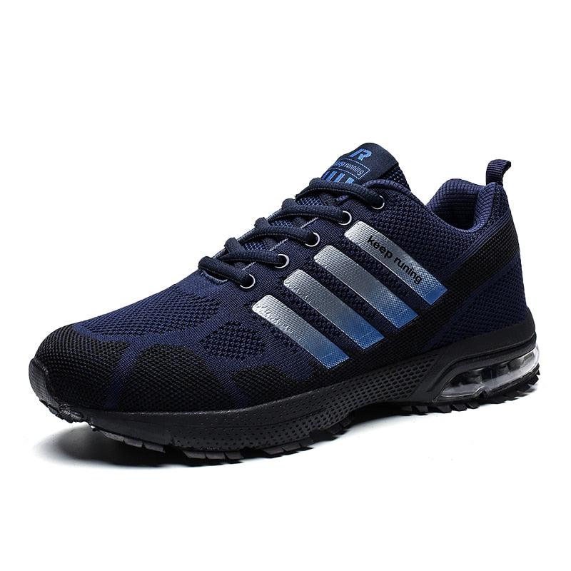 Men’s Air Cushion Running Sneakers – Lace-Up Athletic Shoes