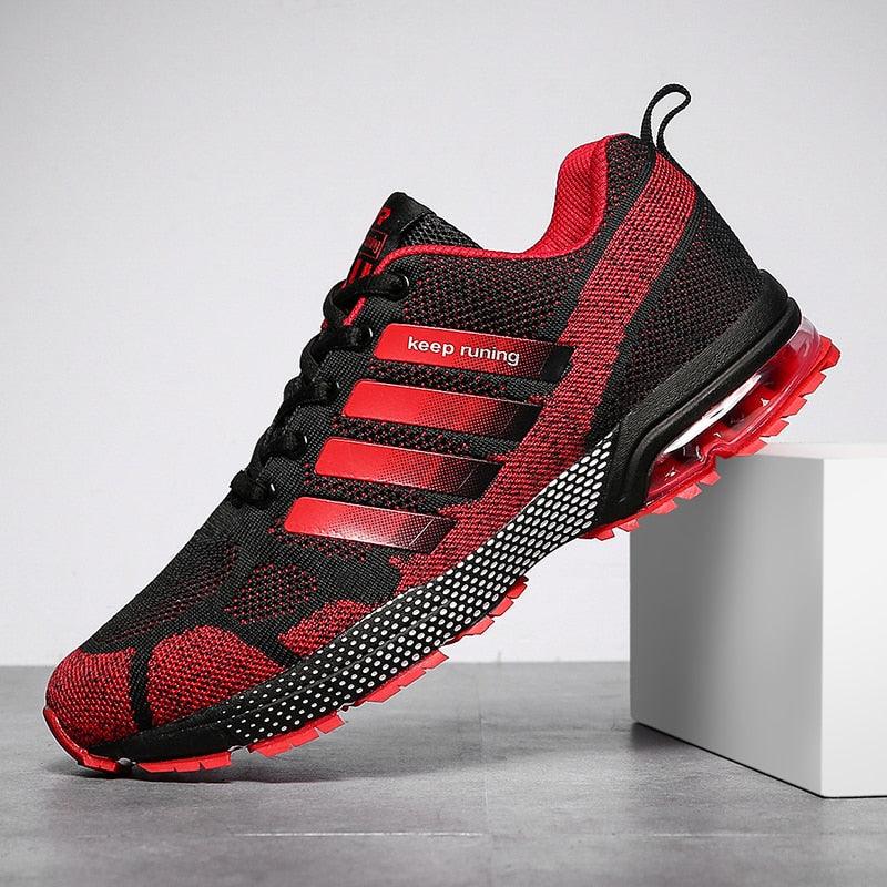 Men’s Air Cushion Running Sneakers – Lace-Up Athletic Shoes