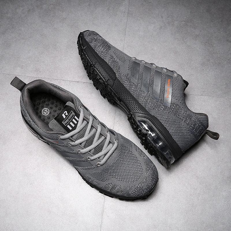 Men’s Air Cushion Running Sneakers – Lace-Up Athletic Shoes