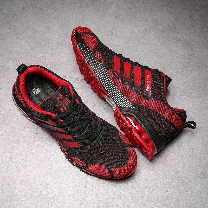 Men’s Air Cushion Running Sneakers – Lace-Up Athletic Shoes