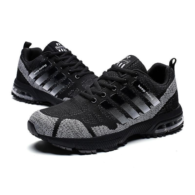 Men’s Air Cushion Running Sneakers – Lace-Up Athletic Shoes