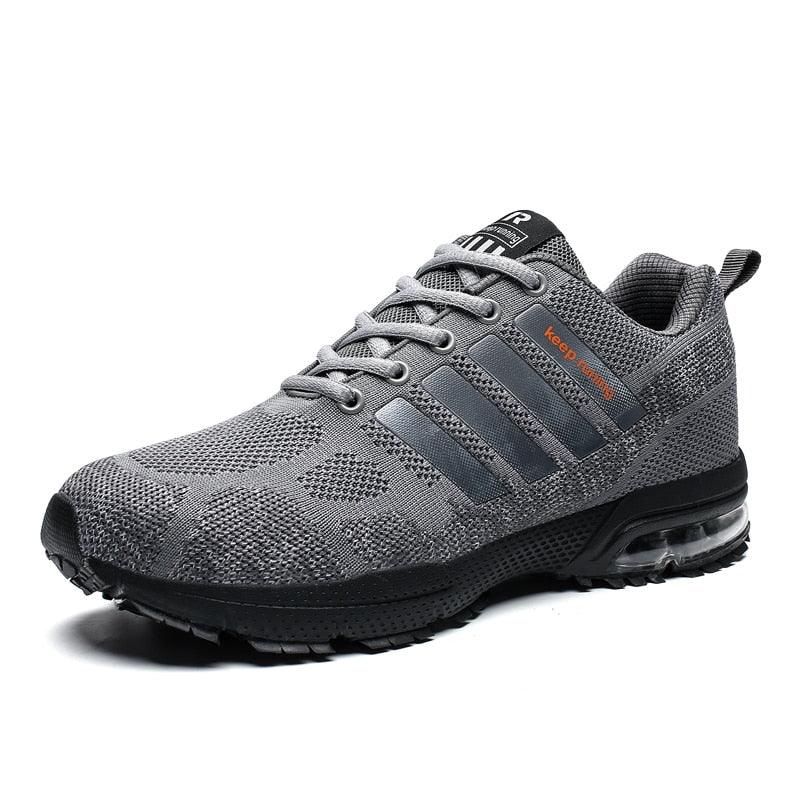 Men’s Air Cushion Running Sneakers – Lace-Up Athletic Shoes