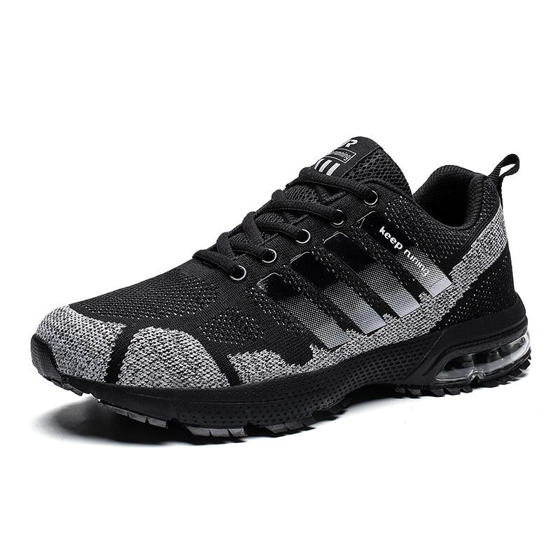 Men’s Air Cushion Running Sneakers – Lace-Up Athletic Shoes
