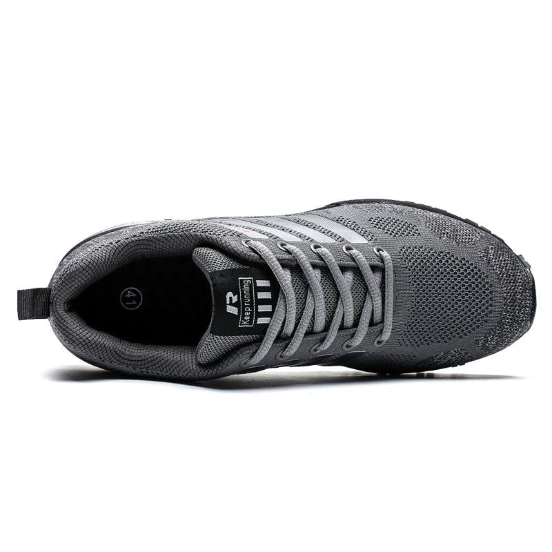 Men’s Air Cushion Running Sneakers – Lace-Up Athletic Shoes