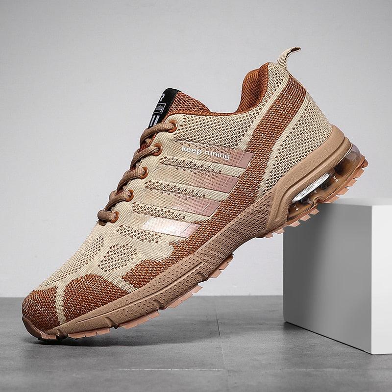 Men’s Air Cushion Running Sneakers – Lace-Up Athletic Shoes