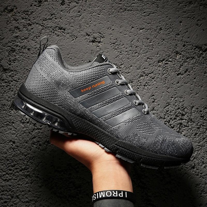 Men’s Air Cushion Running Sneakers – Lace-Up Athletic Shoes
