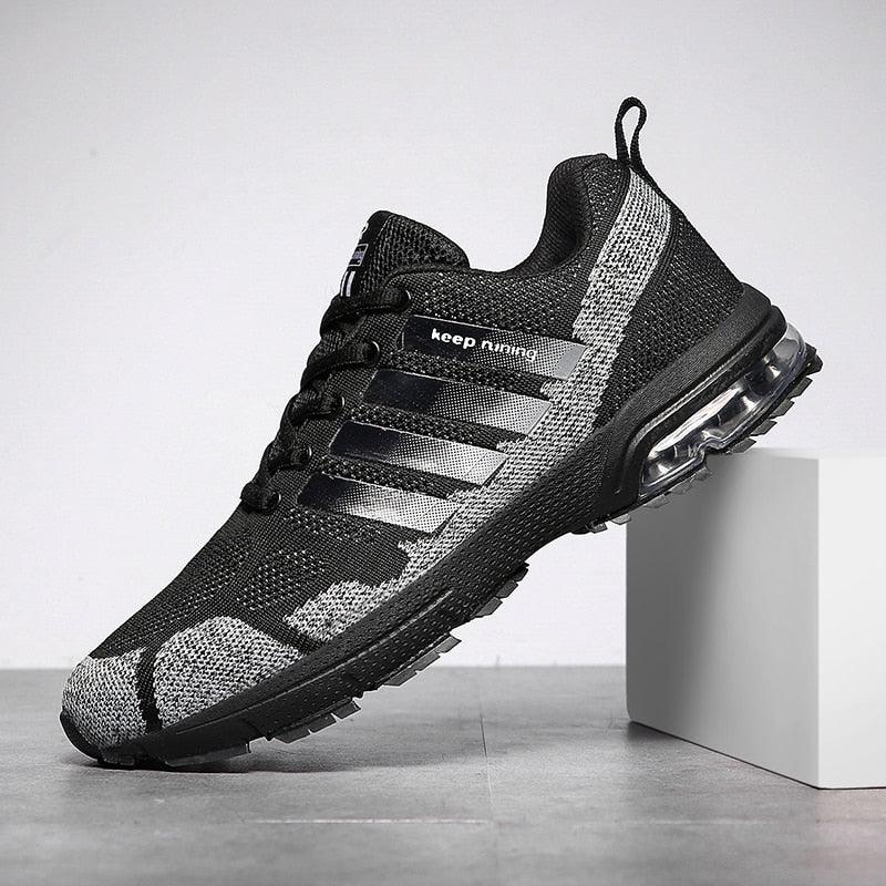 Men’s Air Cushion Running Sneakers – Lace-Up Athletic Shoes