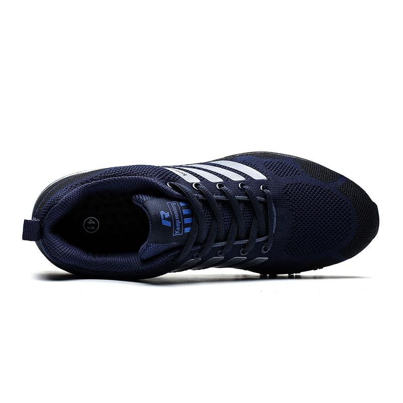 Men’s Air Cushion Running Sneakers – Lace-Up Athletic Shoes