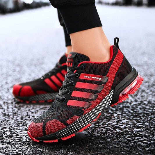 Men’s Air Cushion Running Sneakers – Lace-Up Athletic Shoes