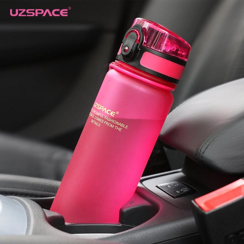 Tritan Sports Water Bottle with Time Marker – Leakproof Fitness Bottle