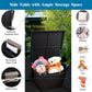 5-Piece Patio Furniture Set with Propane Fire Pit Table