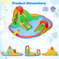 Inflatable Water Park with 3 Slides and Splash Pool