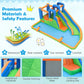 Inflatable Water Slide Park with 780W Blower and Splash Pool