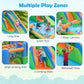 Inflatable Water Slide Park with 780W Blower and Splash Pool