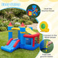 Inflatable Bounce House with Slide, Ball Pit & Basketball Hoop